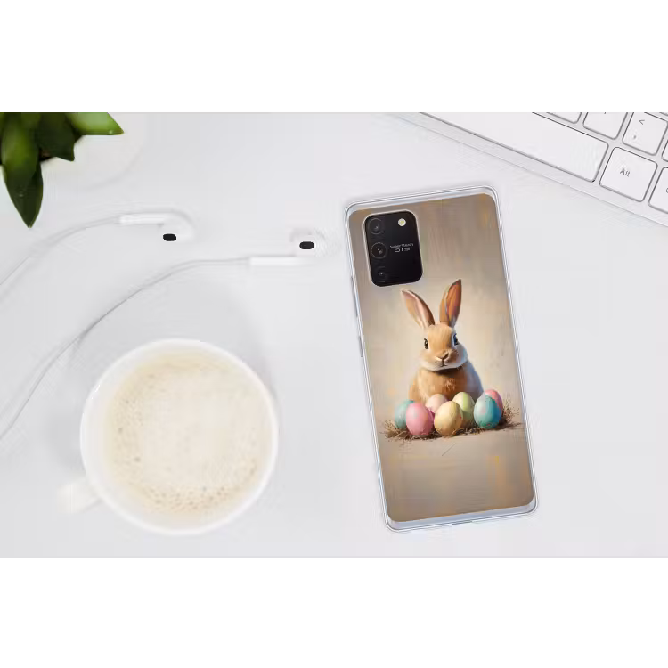 Paashaas - Pastel - Eieren Telefoonhoesje Samsung Galaxy S10 Lite klein -oordopS10Lite