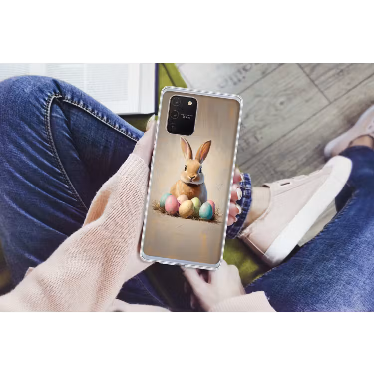 Paashaas - Pastel - Eieren Telefoonhoesje Samsung Galaxy S10 Lite klein -handS10Lite