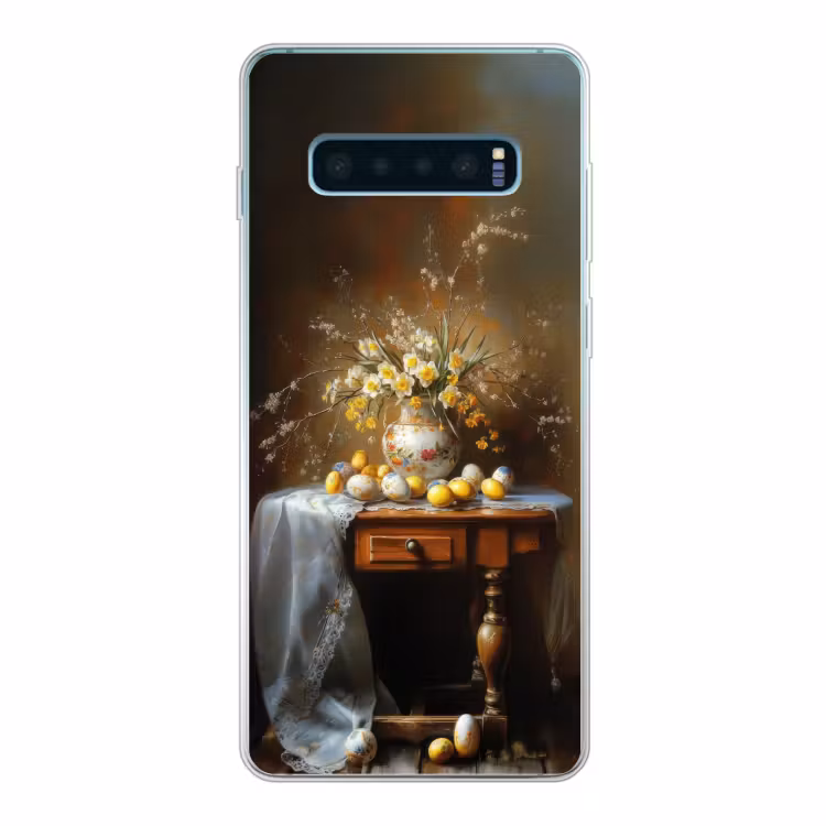 Paaseieren - Stilleven - Vaas Telefoonhoesje Samsung Galaxy S10 Lite klein -3d