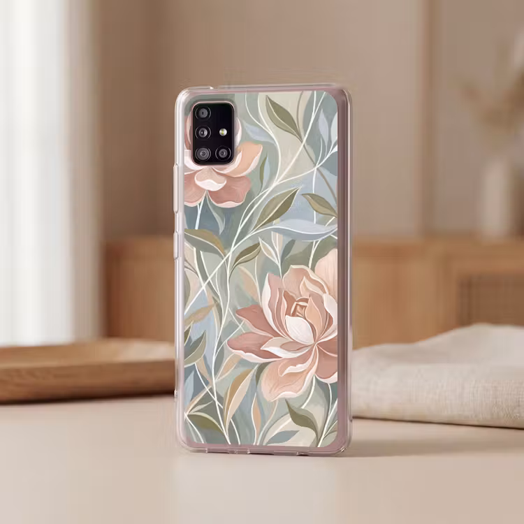 Elegant - Romantiek - Roze Telefoonhoesje Samsung Galaxy A51 5G klein -sfeer2