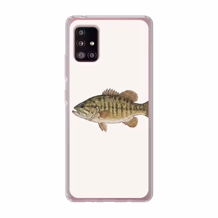 Vissen - Natuur - Vintage Telefoonhoesje Samsung Galaxy A51 5G klein -3d