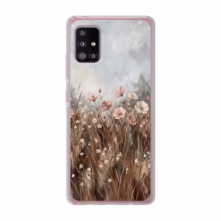 Bloemen - Botanisch - Schilderij - Pastel - Rustiek Telefoonhoesje Samsung Galaxy A51 5G klein -3d