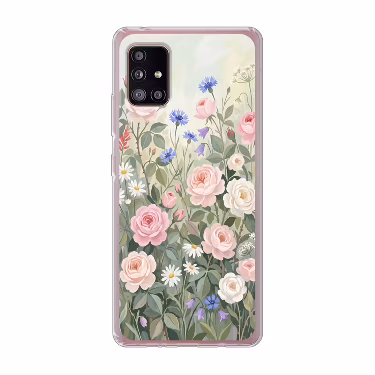 Bloemen - Tuin - Natuur - Kleurrijk Telefoonhoesje Samsung Galaxy A51 5G klein -3d