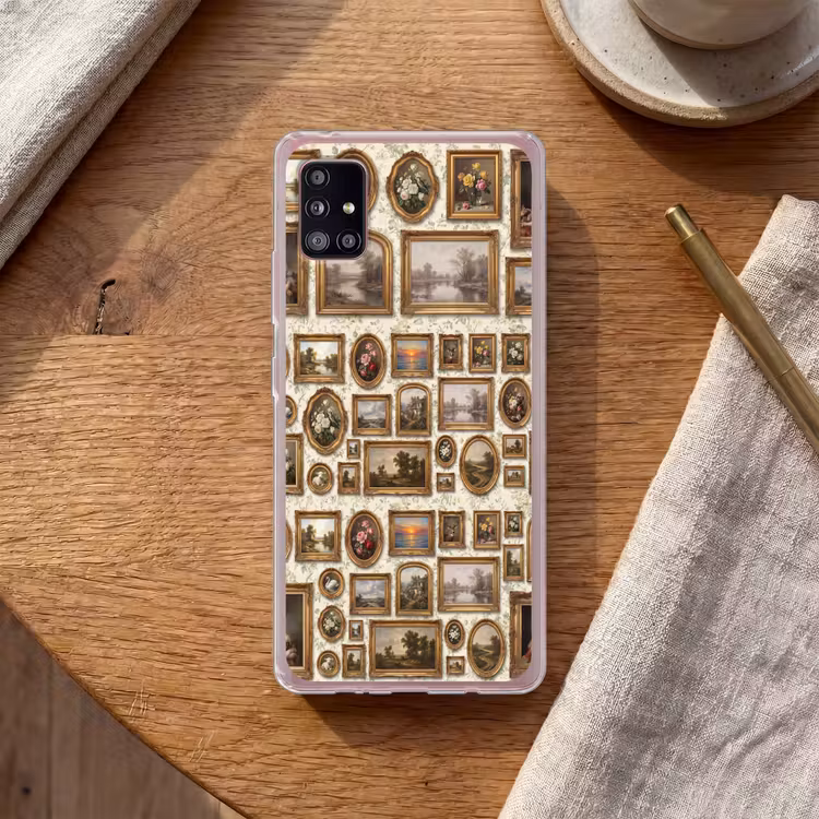 Bloemen - Roze - Stilleven - Klassiek Telefoonhoesje Samsung Galaxy A51 5G klein -sfeer1