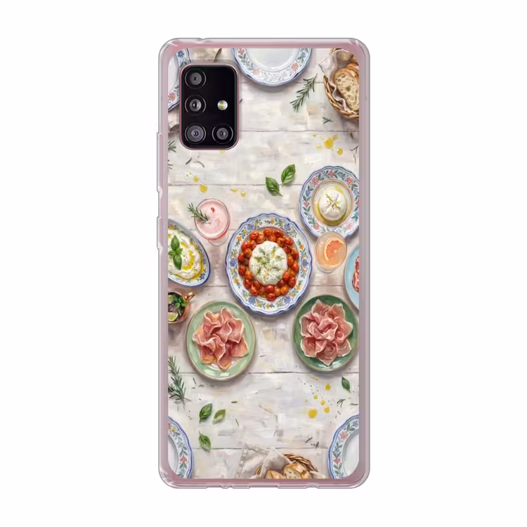 Eten - Tafel - Divers - Modern Telefoonhoesje Samsung Galaxy A51 5G klein -3d