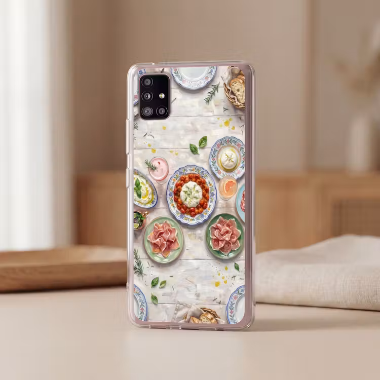 Eten - Tafel - Divers - Modern Telefoonhoesje Samsung Galaxy A51 5G klein -sfeer2
