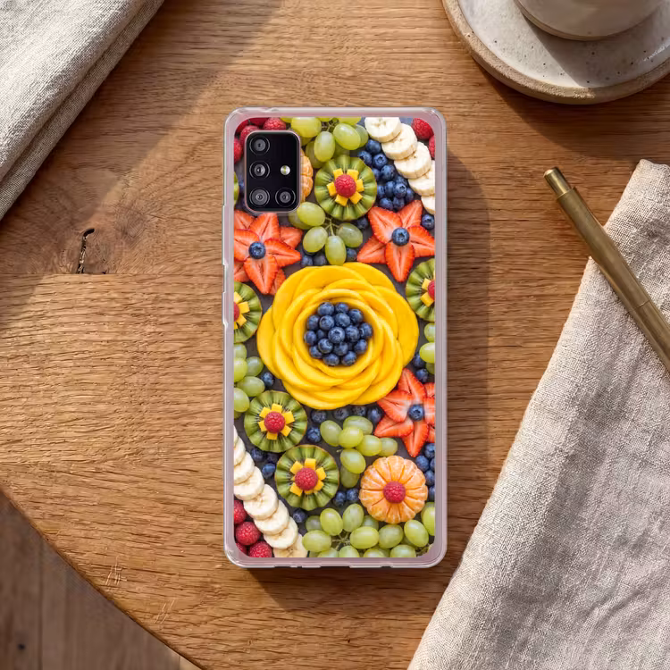 Fruit - Arrangement - Gezond - Kleurrijk - Eten Telefoonhoesje Samsung Galaxy A51 5G klein -sfeer1