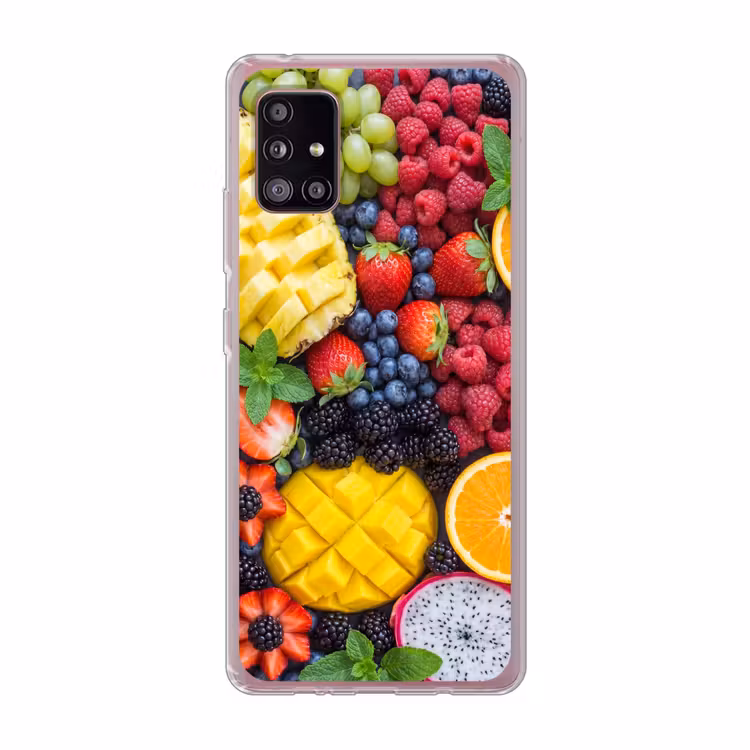 Fruit - Vers - Kleurrijk - Eten Telefoonhoesje Samsung Galaxy A51 5G klein -3d