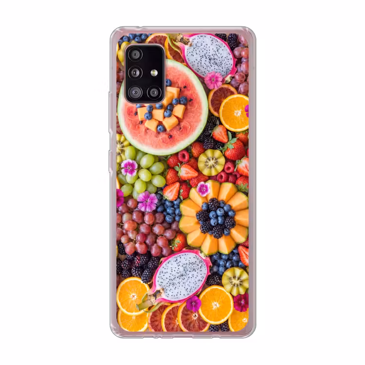 Fruit - Vers - Variatie - Eten - Kleurrijk Telefoonhoesje Samsung Galaxy A51 5G klein -3d
