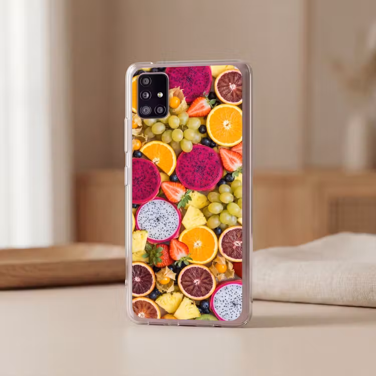 Fruit - Assortiment - Kleurrijk - Gezondheid Telefoonhoesje Samsung Galaxy A51 5G klein -sfeer2