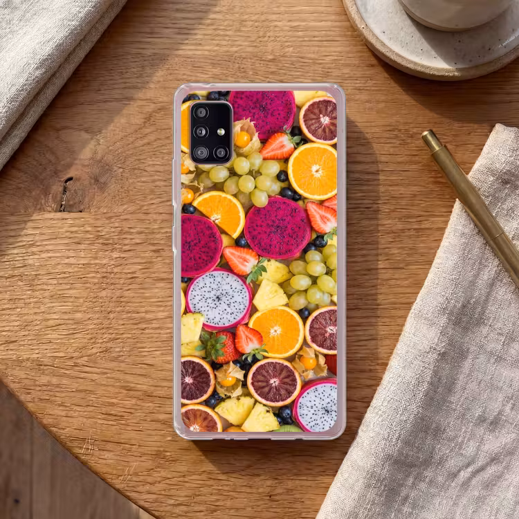 Fruit - Assortiment - Kleurrijk - Gezondheid Telefoonhoesje Samsung Galaxy A51 5G klein -sfeer1