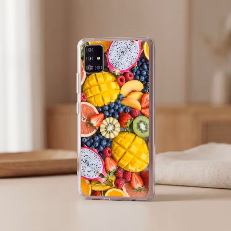 Fruit - Versneden - Kleurrijk - Eten - Gezond Telefoonhoesje Samsung Galaxy A51 5G klein -sfeer2