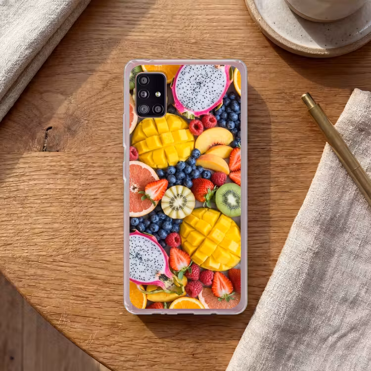 Fruit - Versneden - Kleurrijk - Eten - Gezond Telefoonhoesje Samsung Galaxy A51 5G klein -sfeer1