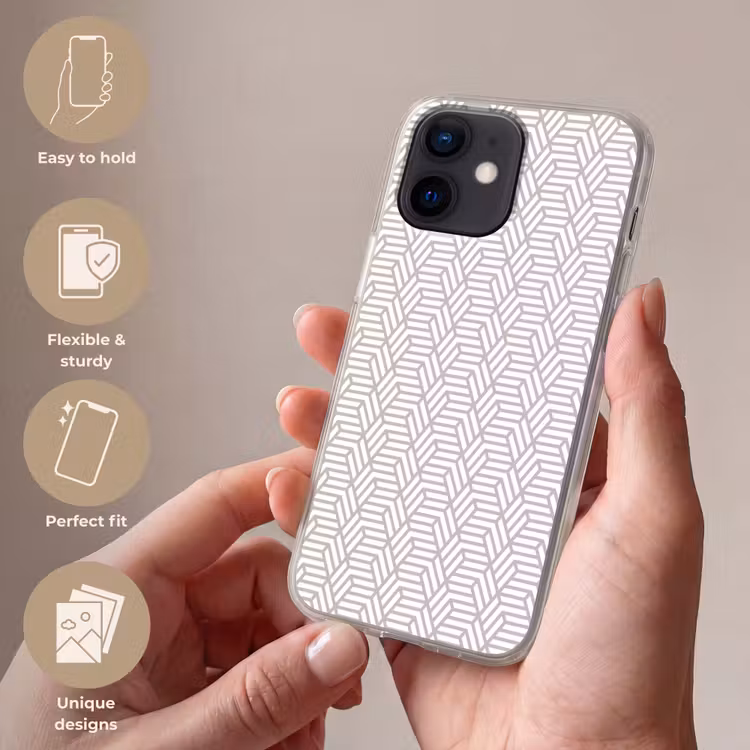 Grafisch - Patroon - Modern - Opvallend Telefoonhoesje iPhone 12 Mini klein 336 -sfeer3_EN