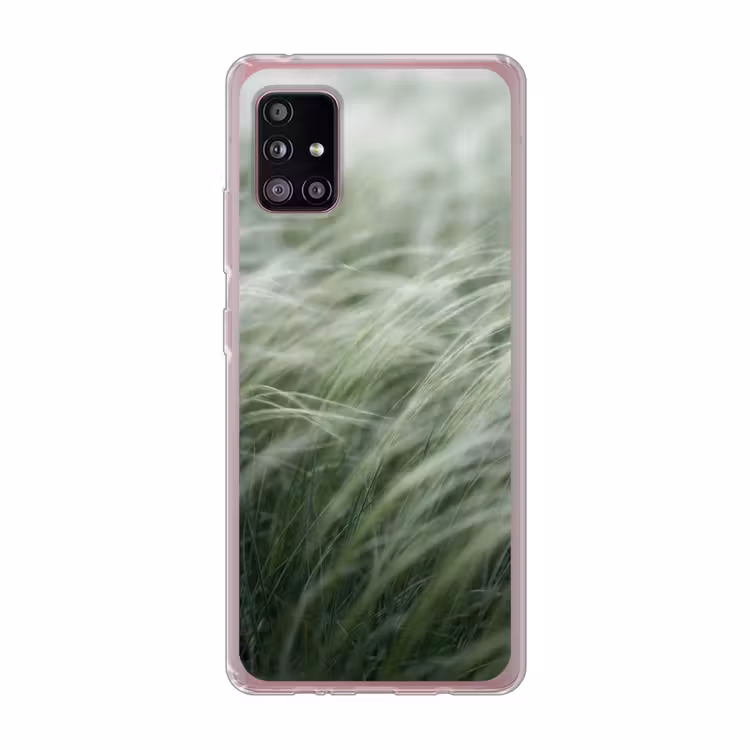 Gras - Wazig - Natuur - Groen - Zacht Telefoonhoesje Samsung Galaxy A51 5G klein -3d