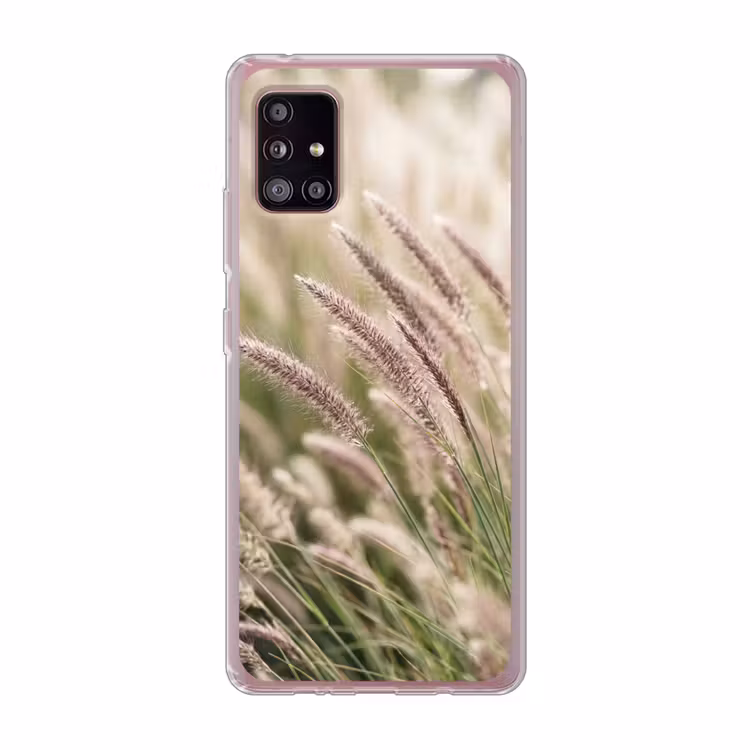 Gras - Close up - Groen Telefoonhoesje Samsung Galaxy A51 5G klein -3d