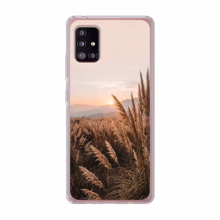 Gras - Veld - Zon - Natuur Telefoonhoesje Samsung Galaxy A51 5G klein -3d