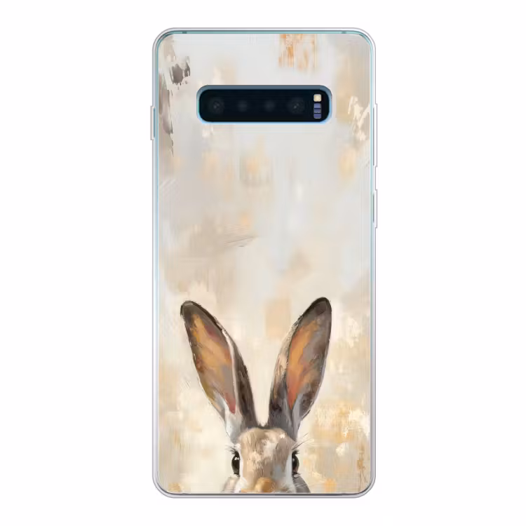 Haas - Oren - Bruin Telefoonhoesje Samsung Galaxy S10 Lite klein -3d