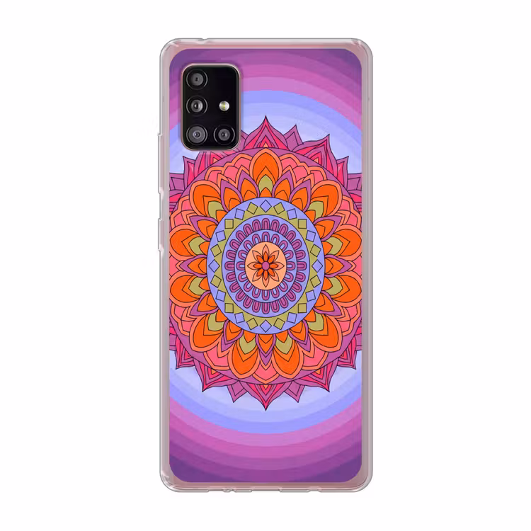 Mandala - Cirkel - Abstract - Kleurrijk - Patroon Telefoonhoesje Samsung Galaxy A51 5G klein -3d