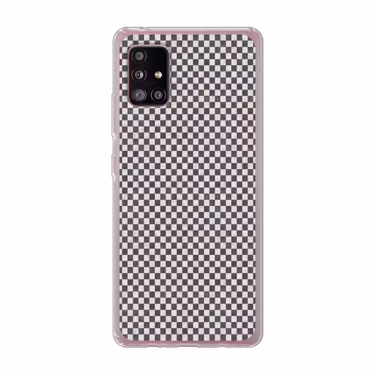 Marmer - Patroon - Grijs Telefoonhoesje Samsung Galaxy A51 5G klein 373 -3d
