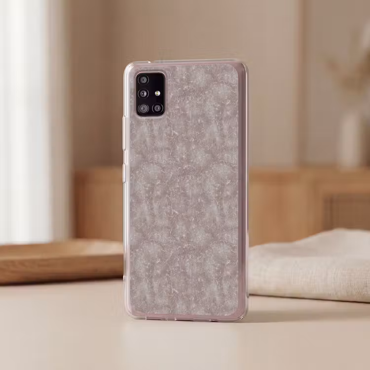 Marmer - Patroon - Mauve Telefoonhoesje Samsung Galaxy A51 5G klein 373 -sfeer2