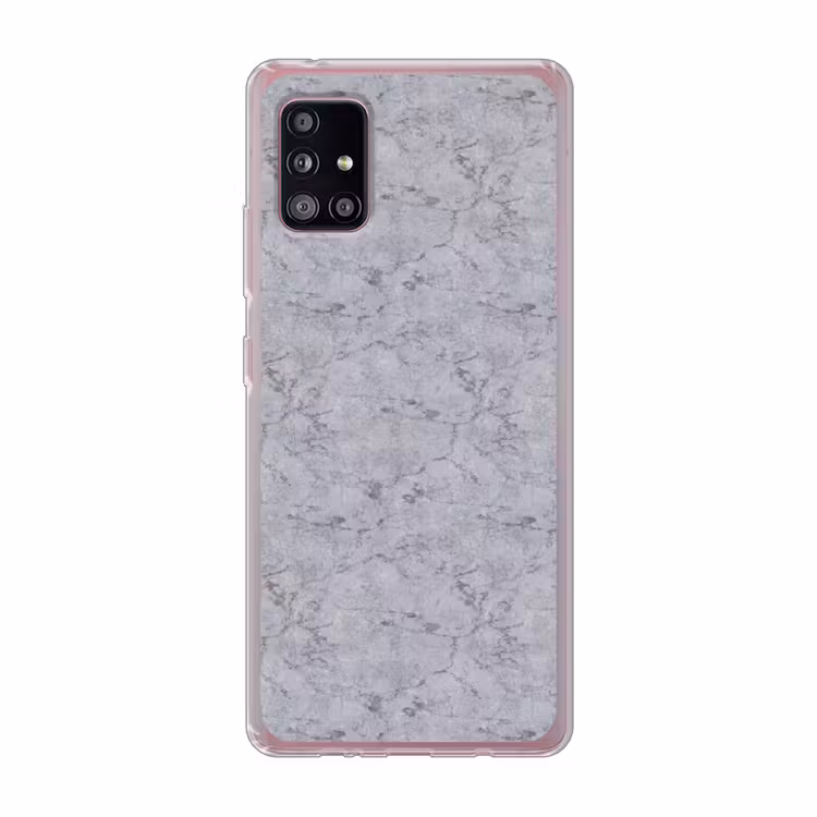 Marmerplaat - Patroon - Grijs Telefoonhoesje Samsung Galaxy A51 5G klein 373 -3d