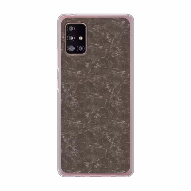 Marmer - Aders - Bruin Telefoonhoesje Samsung Galaxy A51 5G klein 373 -3d