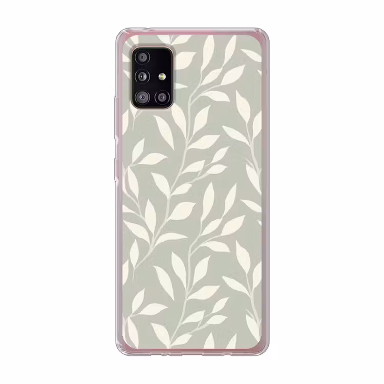 Minimalistisch - Patroon - Groen Telefoonhoesje Samsung Galaxy A51 5G klein 373 -3d