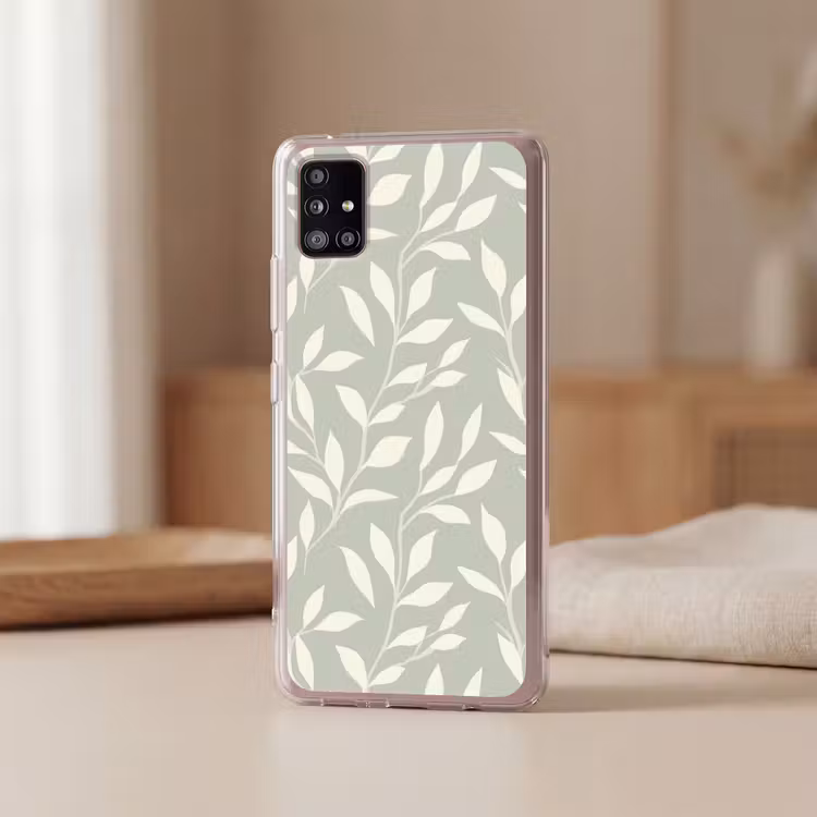 Minimalistisch - Patroon - Groen Telefoonhoesje Samsung Galaxy A51 5G klein 373 -sfeer2