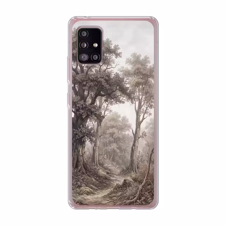 Natuur - Bos - Eik Telefoonhoesje Samsung Galaxy A51 5G klein -3d