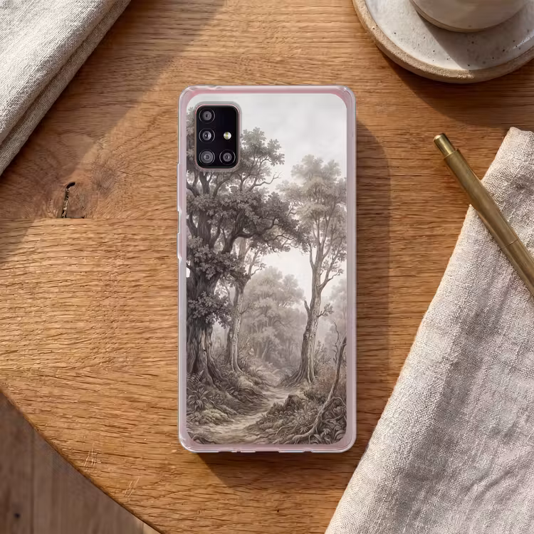 Natuur - Bos - Eik Telefoonhoesje Samsung Galaxy A51 5G klein -sfeer1