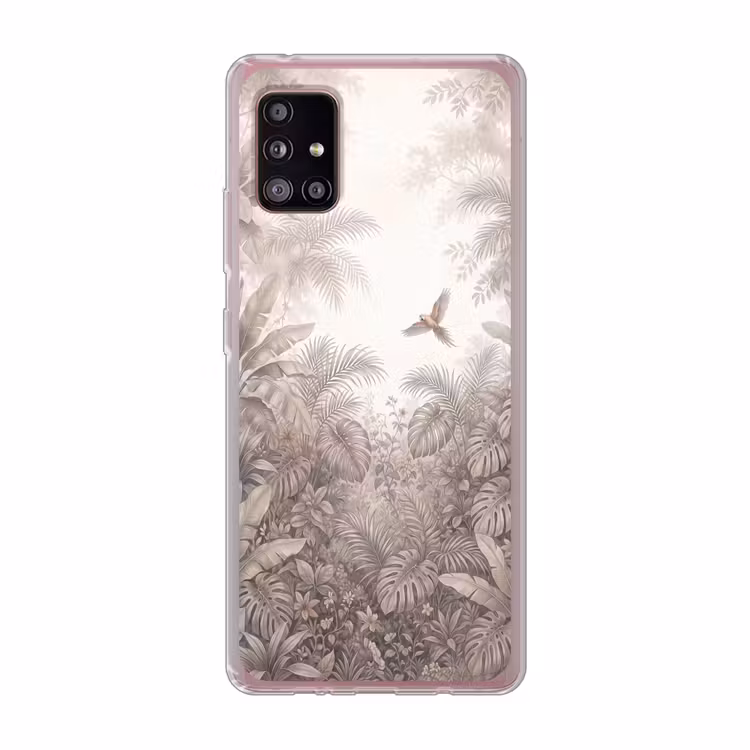 Papagaai - Jungle - Tropisch Telefoonhoesje Samsung Galaxy A51 5G klein -3d
