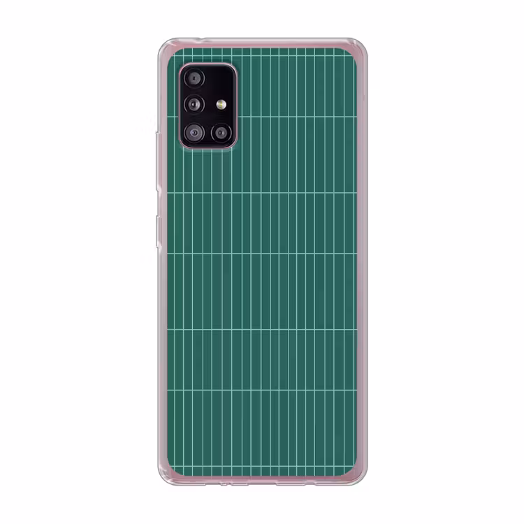 Patroon - Tegel - Saliegroen Telefoonhoesje Samsung Galaxy A51 5G klein 373 -3d