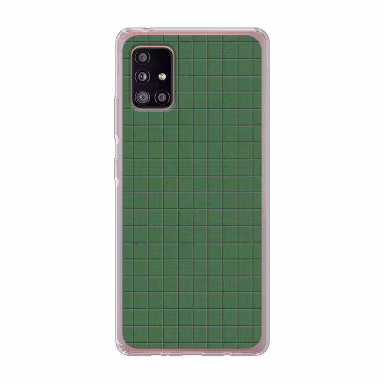 Patroon - Tegels - Groen Telefoonhoesje Samsung Galaxy A51 5G klein 373 -3d