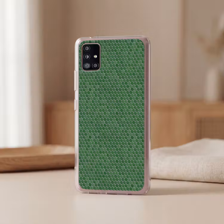 Penny - Mozaïek - Bosgroen - Green Telefoonhoesje Samsung Galaxy A51 5G klein 373 -sfeer2