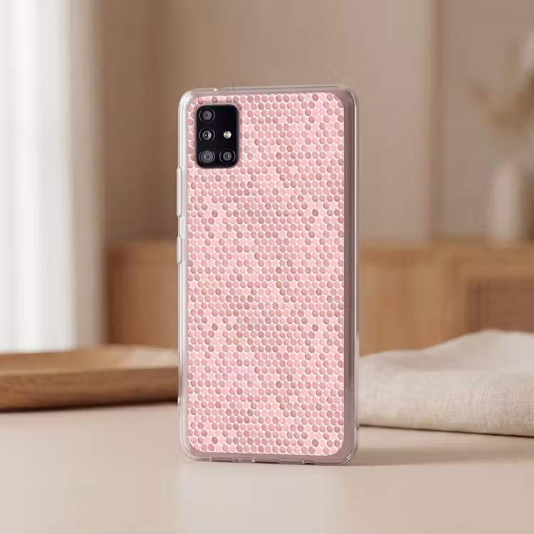 Penny - Mozaïek - Lichtroze Telefoonhoesje Samsung Galaxy A51 5G klein 373 -sfeer2