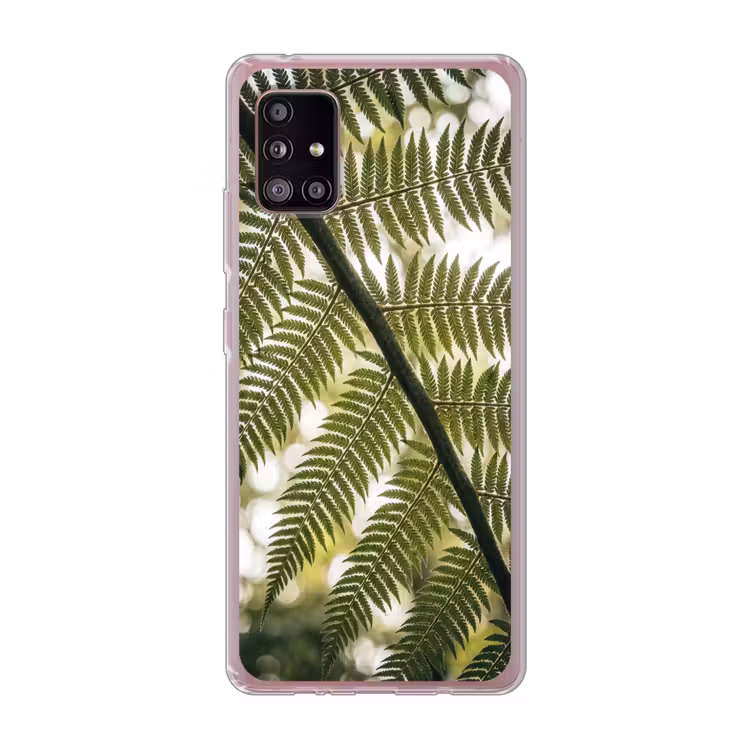 Plant - Blad - Natuur - Groen - Detail Telefoonhoesje Samsung Galaxy A51 5G klein -3d