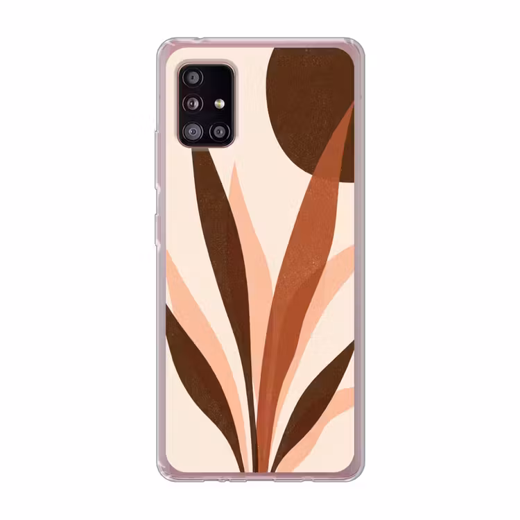 Planten - Abstract - Natuur - Bruin Telefoonhoesje Samsung Galaxy A51 5G klein -3d