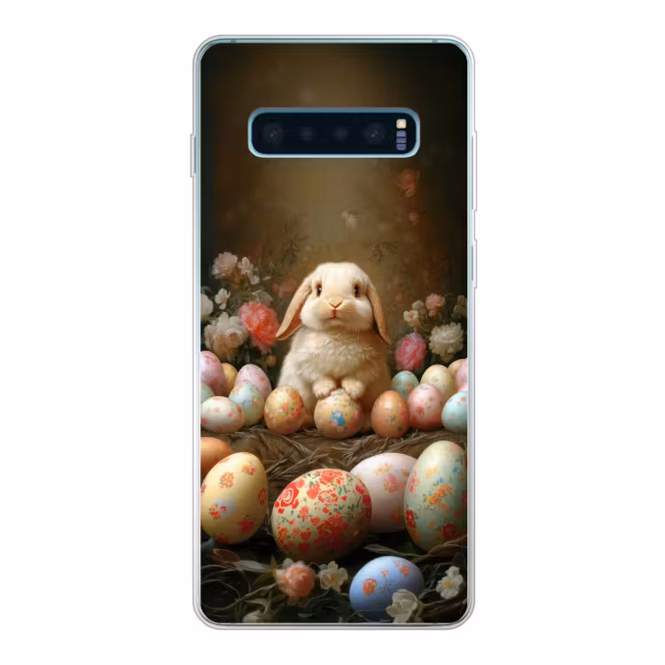 Konijn - Paaseieren - Stilleven Telefoonhoesje Samsung Galaxy S10 Lite klein -3d