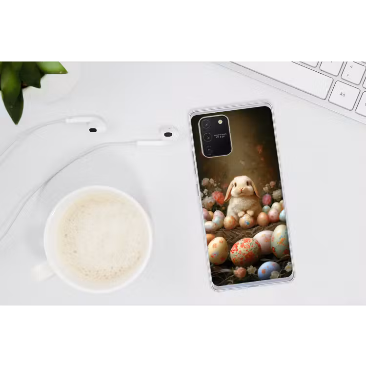 Konijn - Paaseieren - Stilleven Telefoonhoesje Samsung Galaxy S10 Lite klein -oordopS10Lite