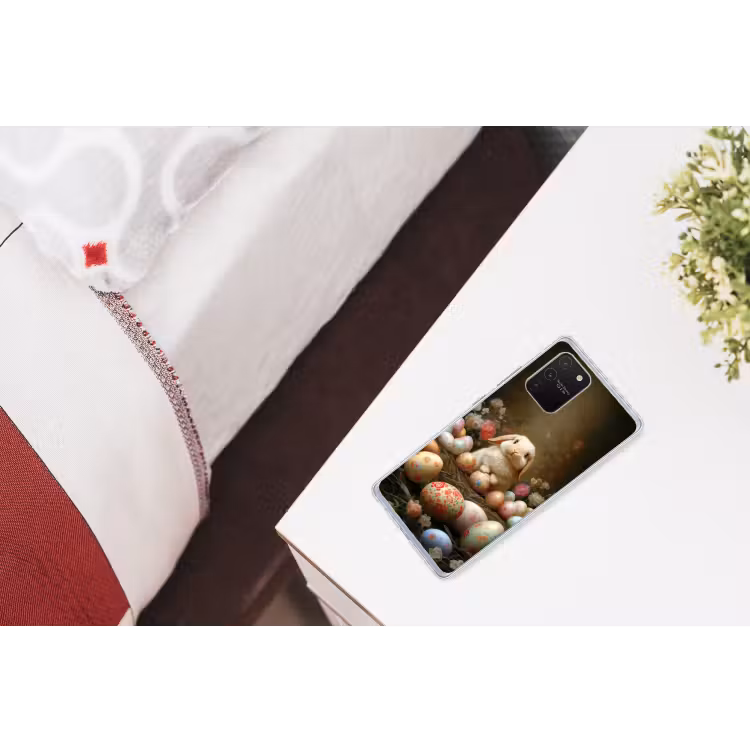Konijn - Paaseieren - Stilleven Telefoonhoesje Samsung Galaxy S10 Lite klein -kamerS10Lite
