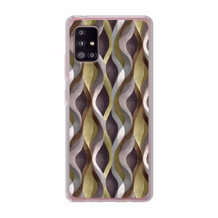 Retro - Banen - Kleurrijk Telefoonhoesje Samsung Galaxy A51 5G klein 373 -3d
