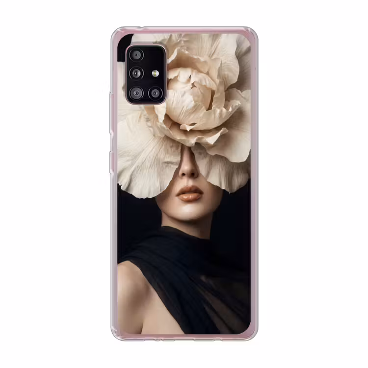 Roos - Tijdloos - Zwart Telefoonhoesje Samsung Galaxy A51 5G klein -3d