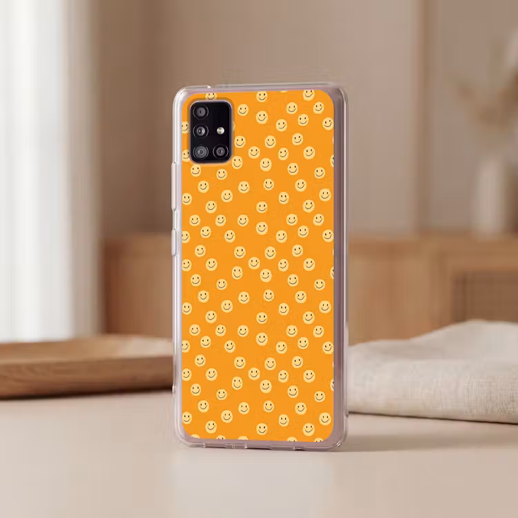 Smileys - Retro - Heel Telefoonhoesje Samsung Galaxy A51 5G klein 373 -sfeer2