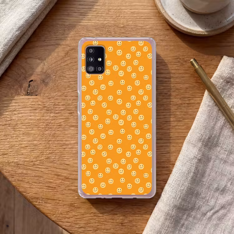 Smileys - Retro - Heel Telefoonhoesje Samsung Galaxy A51 5G klein 373 -sfeer1