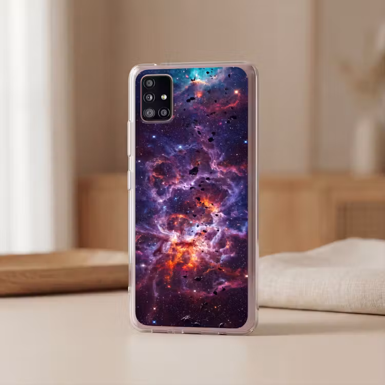 Space - Stars - Abstract - Colorful Telefoonhoesje Samsung Galaxy A51 5G klein -sfeer2