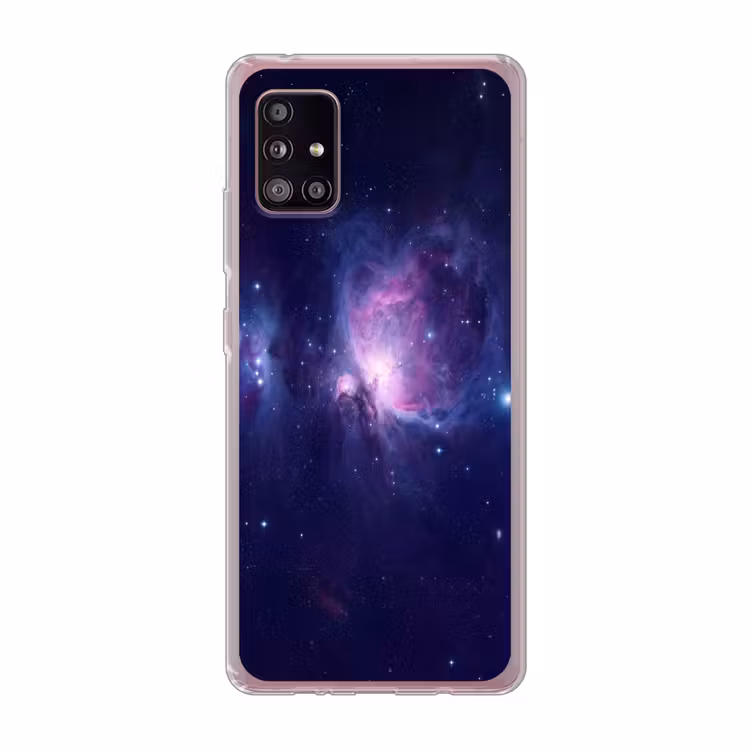 Ruimte - Sterren - Kleurrijk Telefoonhoesje Samsung Galaxy A51 5G klein -3d