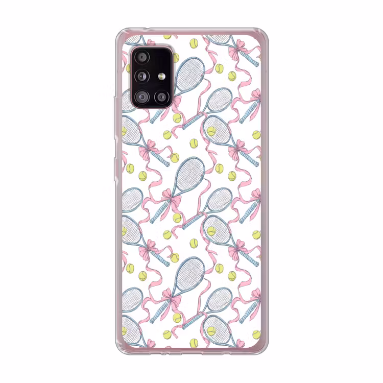 Tennis - Strikken - Kleurrijk Telefoonhoesje Samsung Galaxy A51 5G klein 373 -3d