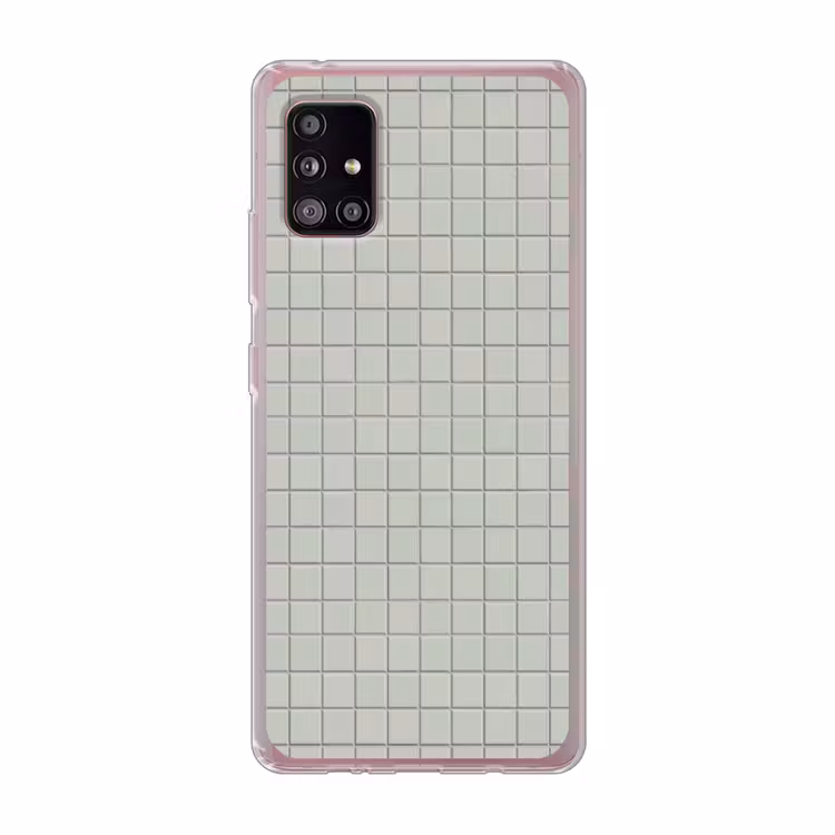 Tegel - Patroon - Lichtgroen Telefoonhoesje Samsung Galaxy A51 5G klein 373 -3d