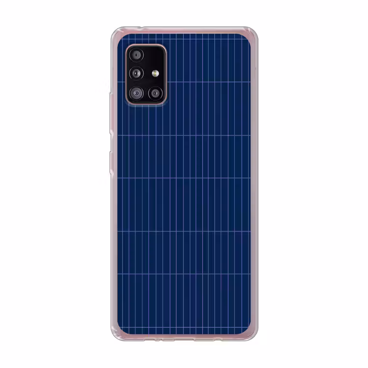 Tegels - Langwerpig - Blauw Telefoonhoesje Samsung Galaxy A51 5G klein 373 -3d